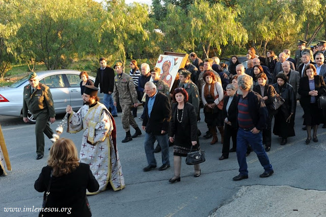 7629 - Αντίγραφο της θαυματουργής εικόνας της Παναγίας Γαλακτοτροφούσας από την Ιερά Μονή Χιλανδαρίου Αγίου Όρους στην Κύπρο - Φωτογραφία 7