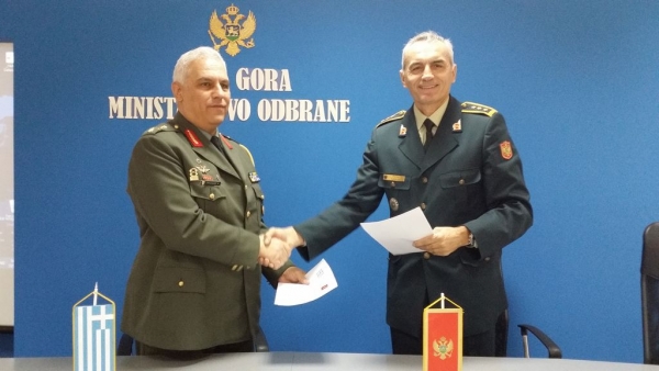Υπογραφή Προγράμματος Στρατιωτικής Συνεργασίας με το Μαυροβούνιο - Φωτογραφία 1