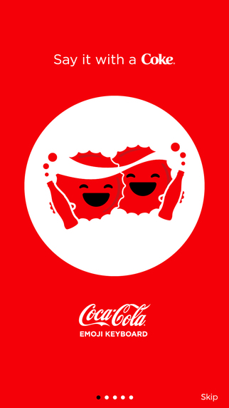 Coca-Cola Emoji Keyboard :AppStore free new - Φωτογραφία 3