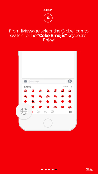 Coca-Cola Emoji Keyboard :AppStore free new - Φωτογραφία 4