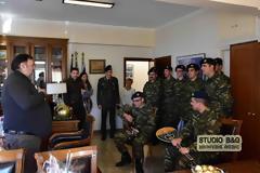 Τα έψαλλαν οι στρατεύσιμοι από το ΚΕΜΧ Ναυπλίου στο Χειβιδόπουλο