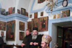 7650 - Λαμπρή πανήγυρις στο ιβηριτικό κελλί της Αγίας Άννας Καρεών