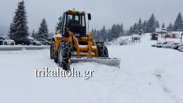 Τρίκαλα: Είδαν άσπρη μέρα παραμονή πρωτοχρονιάς-χιόνια σε όλο το νομό-γέμισε το χιονοδρομικό [photos+video] - Φωτογραφία 2