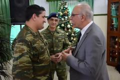 Επίσκεψη ΑΝΥΕΘΑ Δημήτρη Βίτσα στο Στρατόπεδο της ΕΛΔΥΚ