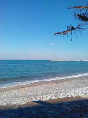 Δείτε τη χιονισμένη παραλία του Πλαταμώνα... [photos] - Φωτογραφία 2