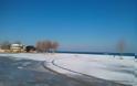 Δείτε τη χιονισμένη παραλία του Πλαταμώνα... [photos] - Φωτογραφία 4