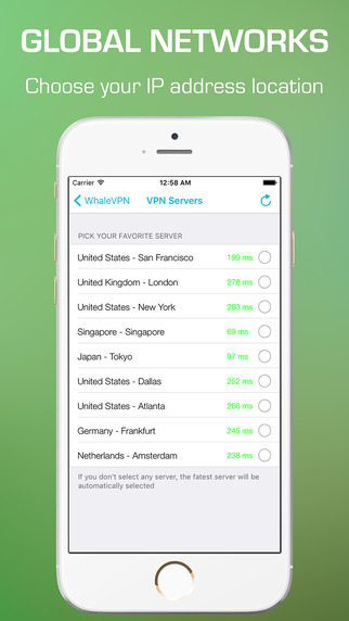 WhaleVPN : AppStore free today - Φωτογραφία 4