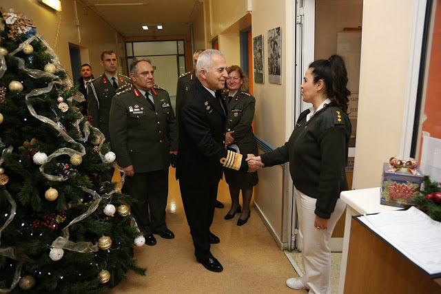 Επίσκεψη Αρχηγού ΓΕΕΘΑ σε Στρατιωτικά Νοσοκομεία - Φωτογραφία 1
