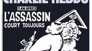Το προκλητικό πρωτοσέλιδο του Charlie Hebdo ένα χρόνο μετά το μακελειό - Φωτογραφία 1