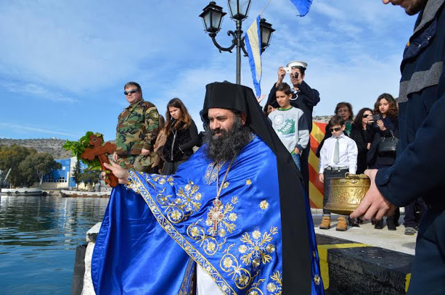 Ο εορτασμός των Θεοφανείων στο Ναύσταθμο Σαλαμίνας - Φωτογραφία 4