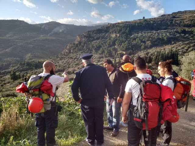 Επιχείρηση Έρευνας και Διάσωσης στον Άμπελο Ακράτας - Φωτογραφία 3