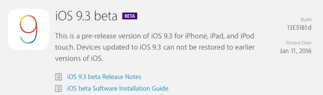 Η Apple κυκλοφόρησε το ios 9.3 beta στους προγραμματιστές - Φωτογραφία 2