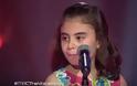 Λύγισε όλο το Voice με τη μικρή από τη Συρία που τραγούδησε για την ειρήνη... [video]