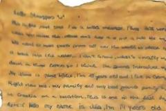 Ξεβράστηκε μπουκάλι με γράμμα: Από την Κροατία στην παραλία της Κουρούτας!