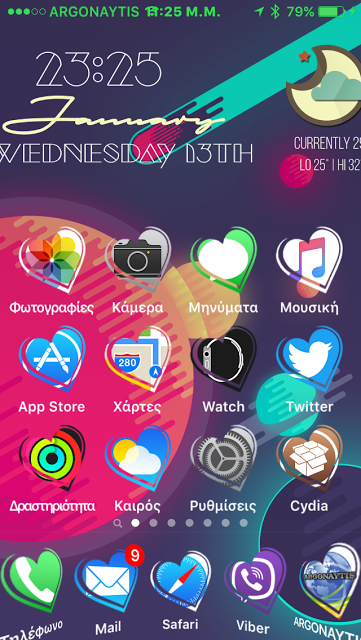 iWidget - Damsel : Ένα όμορφο widget για να στολίσετε το iPhone σας  (cydia widget) - Φωτογραφία 2
