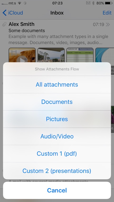 AttachmentFlow : Cydia tweak - Φωτογραφία 2