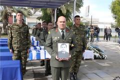 Tελετές παραλαβής στην Κύπρο και παράδοσης στην Ελλάδα των λειψάνων 6 ελλήνων στρατιωτικών