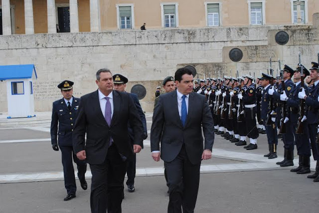 Δηλώσεις ΥΕΘΑ Πάνου Καμμένου και ΥΠΑΜ Κύπρου Χριστόφορου Φωκαίδη μετά την συνάντηση τους στο ΥΠΕΘΑ - Φωτογραφία 10