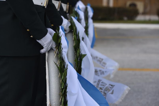 Παρουσία πολιτικής και στρατιωτικής ηγεσίας του ΥΠΕΘΑ στην τελετή παραλαβής λειψάνων αγνοούμενων του Κυπριακού αγώνα - Φωτογραφία 2