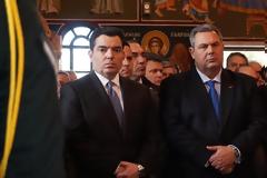 Παρουσία πολιτικής και στρατιωτικής ηγεσίας του ΥΠΕΘΑ στην τελετή παραλαβής λειψάνων αγνοούμενων του Κυπριακού αγώνα