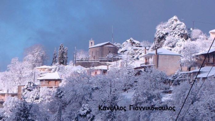 Εικόνες από την χιονισμένη Aρκαδία - Φωτογραφία 13