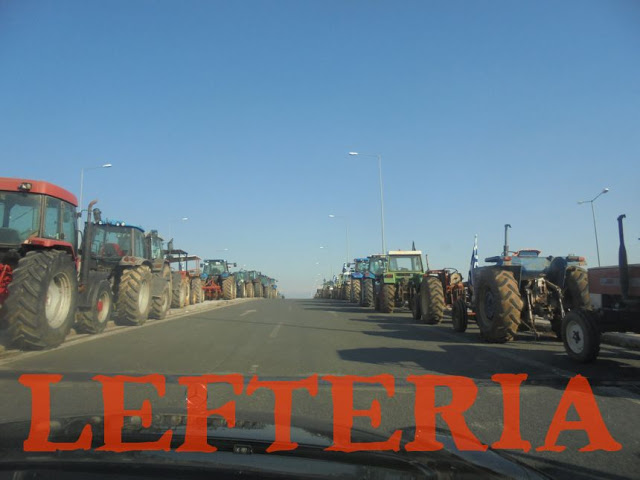 Πάνω από 600 τρακτερ στο μπλόκο της Κατερίνης - Το μεγαλύτερο μπλόκο όλων των εποχών στην Πιερία! [photos] - Φωτογραφία 2