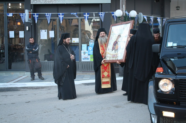 7815 - Υποδοχή της Ιεράς Εικόνος της Παναγίας μας της Φοβεράς Προστασίας από την Ιερά Μονή Κουτλουμουσίου Αγίου Όρους στην Κατούνα Αιτωλοακαρνανίας - Φωτογραφία 2