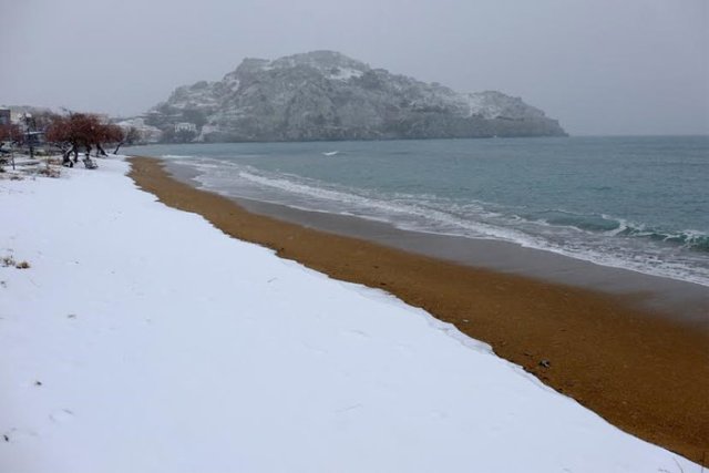 Χιονισμένα Τοπία του Αιγαίου [photos] - Φωτογραφία 3