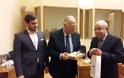 Συνάντηση μεταξύ του Προέδρου της Ένωσης Κεντρώων κ. Βασίλη Λεβέντη και του Προέδρου της Βουλής των Αντιπροσώπων της Κυπριακής Δημοκρατίας κ. Γιαννάκη Ομήρου