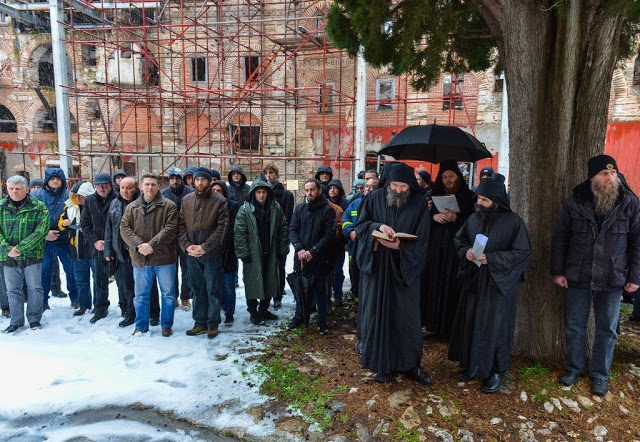 7826 - Θεοφάνεια 2016 στην Ιερά Μονή Χιλιανδαρίου (φωτογραφίες) - Φωτογραφία 4