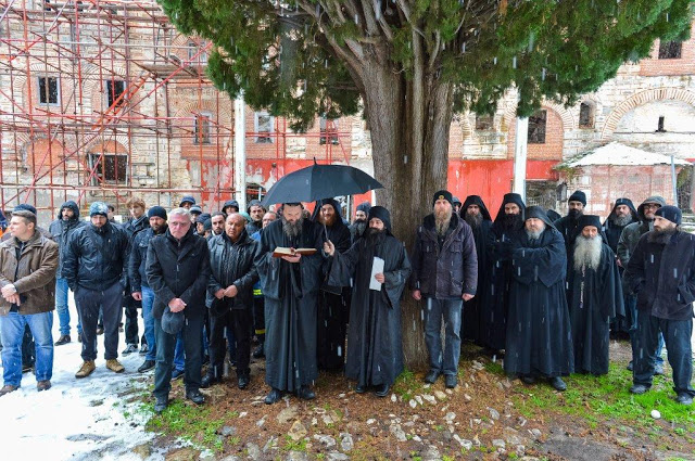 7826 - Θεοφάνεια 2016 στην Ιερά Μονή Χιλιανδαρίου (φωτογραφίες) - Φωτογραφία 5