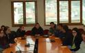 Συνάντηση του δημάρχου Οροπεδίου Λασιθίου με το 15μελές του Γενικού Λυκείου της περιοχής