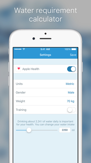 My Water Balance : AppStore free today ...μια εφαρμογή για την υγεία μας - Φωτογραφία 7