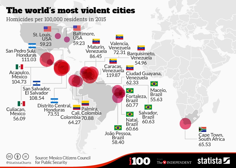 Αυτές είναι οι 20 πιο επικίνδυνες πόλεις στον κόσμο [photos] - Φωτογραφία 2