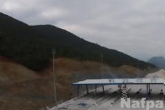 Ιόνια Οδός: Τα διόδια στη Κάτω Καλαβρούζα από ψηλά. Με γοργούς ρυθμούς η κατασκευής τους [video]