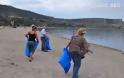 Καθαρισμός της παραλίας Καραθώνας από την χορωδία του Δ.Ο.Π.Π.Α.Τ. Ναυπλίου - Φωτογραφία 2