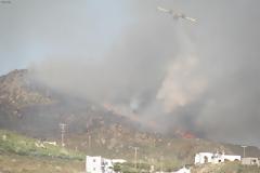 Υπό μερικό έλεγχο η φωτιά στη Νάξο (φωτο+βίντεο)