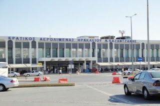 Συγκέντρωση λεωφορειούχων στο αεροδρόμιο Ηρακλείου - Φωτογραφία 1