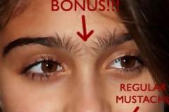 Κορίτσια με…. μουστάκι….!!! [φωτο]