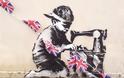 Το νέο έργο του Banksy σε τοίχο του Λονδίνου... - Φωτογραφία 2