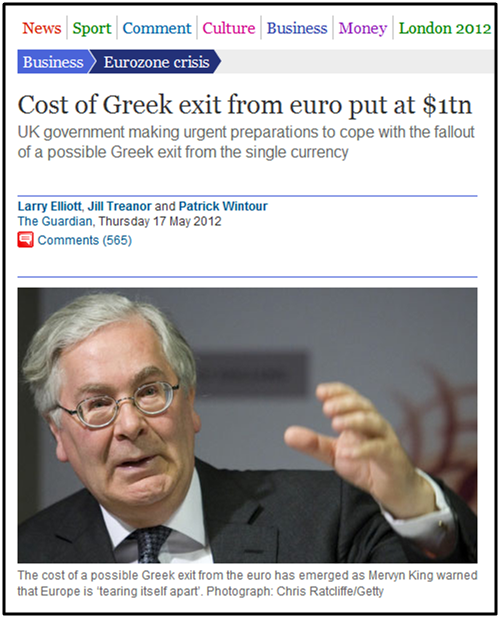 Το κόστος από την έξοδο της Ελλάδας από το ευρώ υπολογίζεται στα $ 1 τρις - Φωτογραφία 1