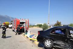 Τροχαίο με 4 τραυματίες στη Λαμία