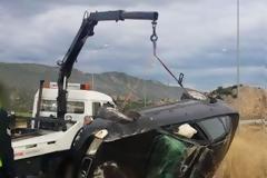 Λαμία: Έχασε τον έλεγχο και τούμπαρε [photos]
