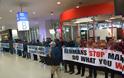 Οι αγρότες διαμαρτυρήθηκαν στο αεροδρόμιο [video] - Φωτογραφία 2