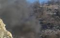 Στις φλόγες τυλίχθηκε λεωφορείο στην Εθνική Κοζάνης - Λάρισας [photos] - Φωτογραφία 4