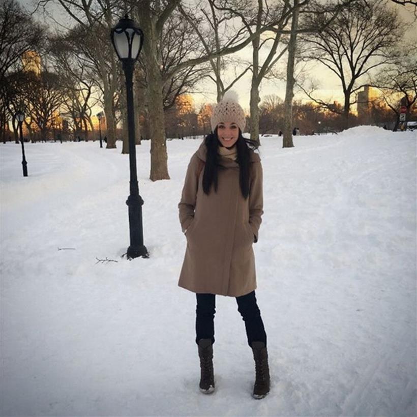 Ιωάννα Τριανταφυλλίδου: Βόλτα στη χιονισμένη Νέα Υόρκη - Φωτογραφία 2