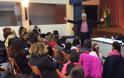Μεγάλο το ενδιαφέρον στην ομιλία του Άγγελου Τσιγκρή στο 61ο Δημοτικό Σχολείο της Πάτρας - Φωτογραφία 2