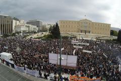 Δείτε φωτογραφίες από το συλλαλητήριο των αγροτών στο Σύνταγμα