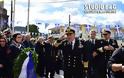 Τραγικές στιγμές στην κηδεία του υποπλοίαρχου Κωνσταντίνου Πανανά στο Ναύπλιο (βίντεο) - Φωτογραφία 28