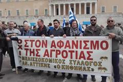 Και οι μελισσοκόμοι στο Σύνταγμα: Ανοργάνωτοι και σκόρπιοι μεν αλλά τουλάχιστον ήταν εκεί [photo+video]